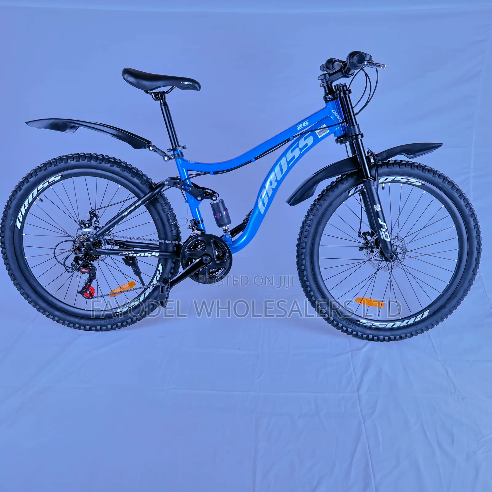 Cross Bike Size 26 Full Suspension MTB for Teens and Adults