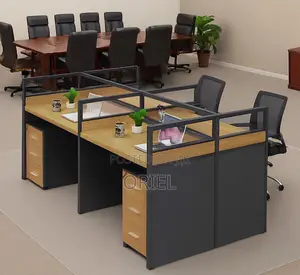 Office Workstation : Office 4-Way Working Workstation