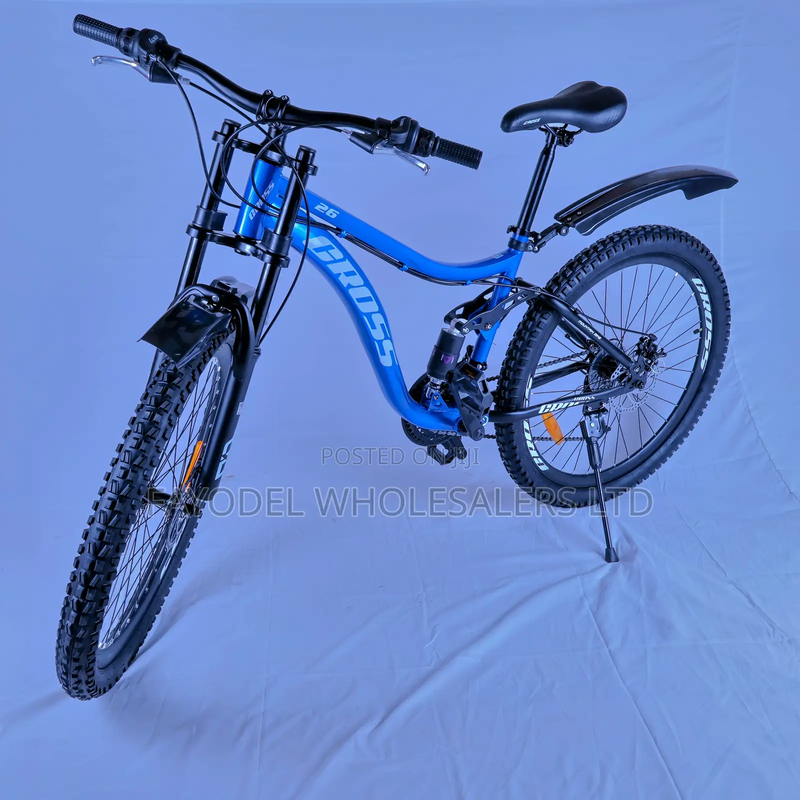 Cross Bike Size 26 Full Suspension MTB for Teens and Adults