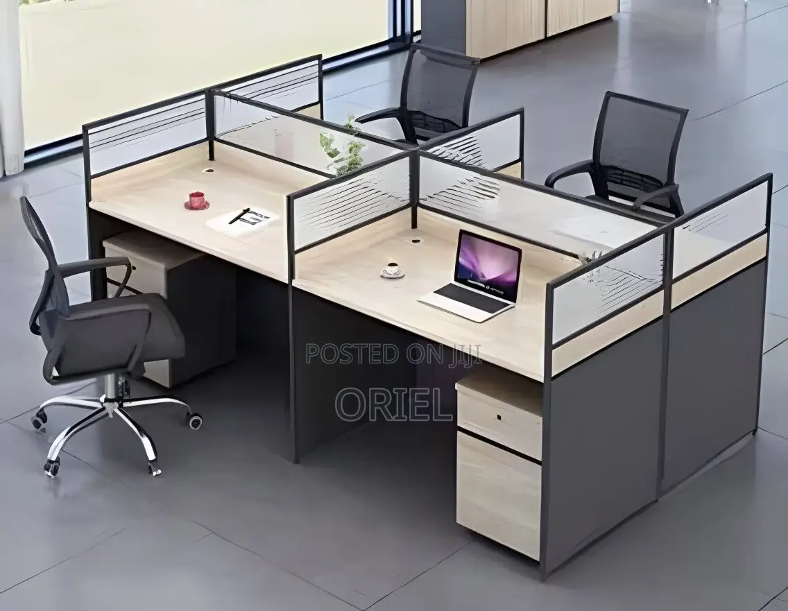 Office Workstation : Office 4-Way Working Workstation