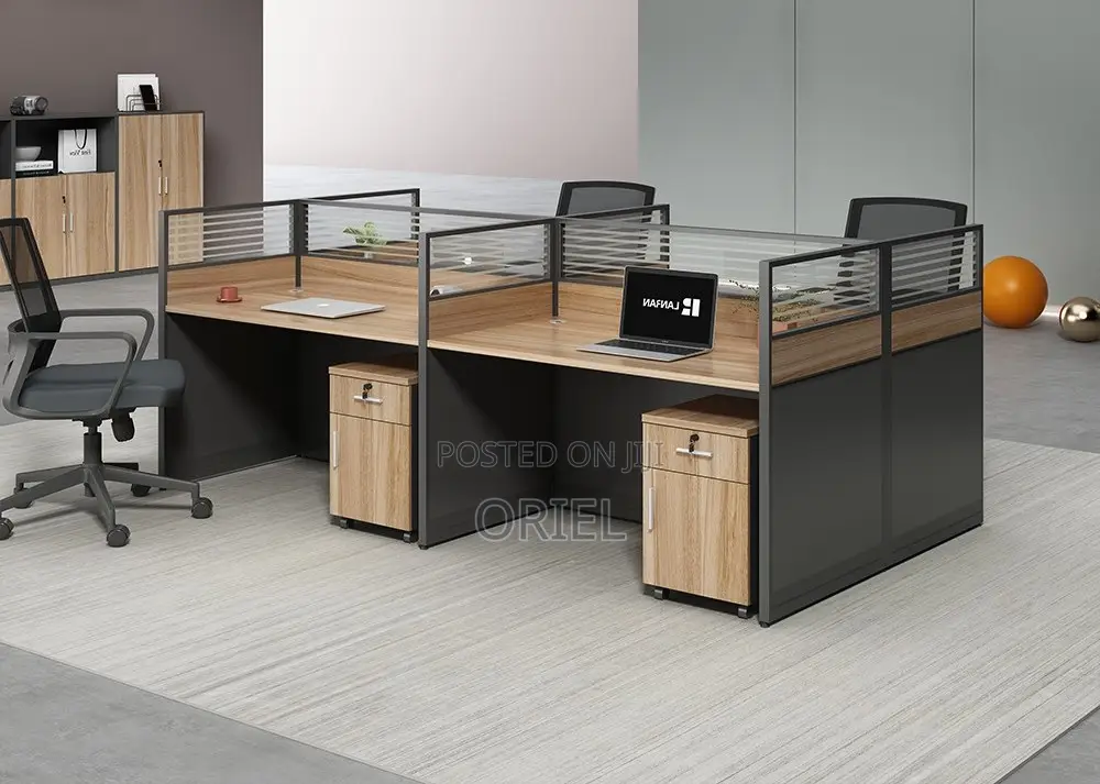 Office Workstation : Office 4-Way Working Workstation