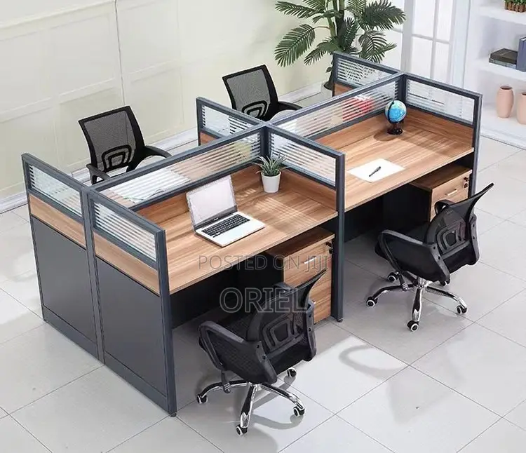 Office Workstation : Office 4-Way Working Workstation