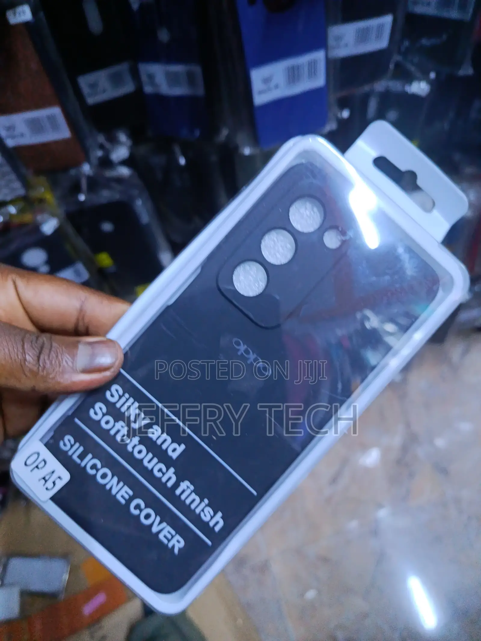 Silicone Phone Case for an Oppo Smartphone