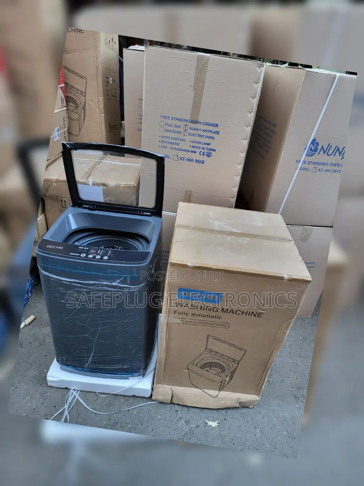 Decho 8kg Fully Automatic Washing Machine – Compact Efficient