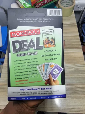 Monopoly Card Game
