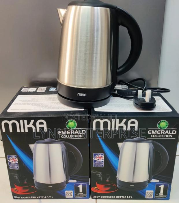 *Mika Ke0ttle, Mkt2101x, 1.7l, Stainless Steel, 360o Cordless,