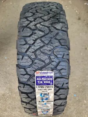 Lt 265 /75 R16 Bf Goodrich Tyres a/Tk03 All-Terrain