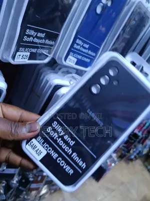 Black Silicone Cover for the Samsung Galaxy A35 Smartphone