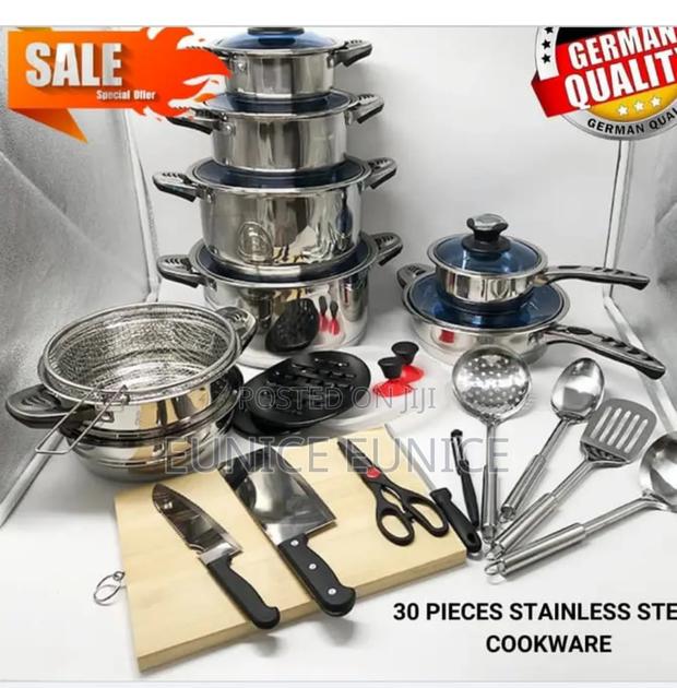 *30pcs Marwa Stainless Steel Cookware Set*