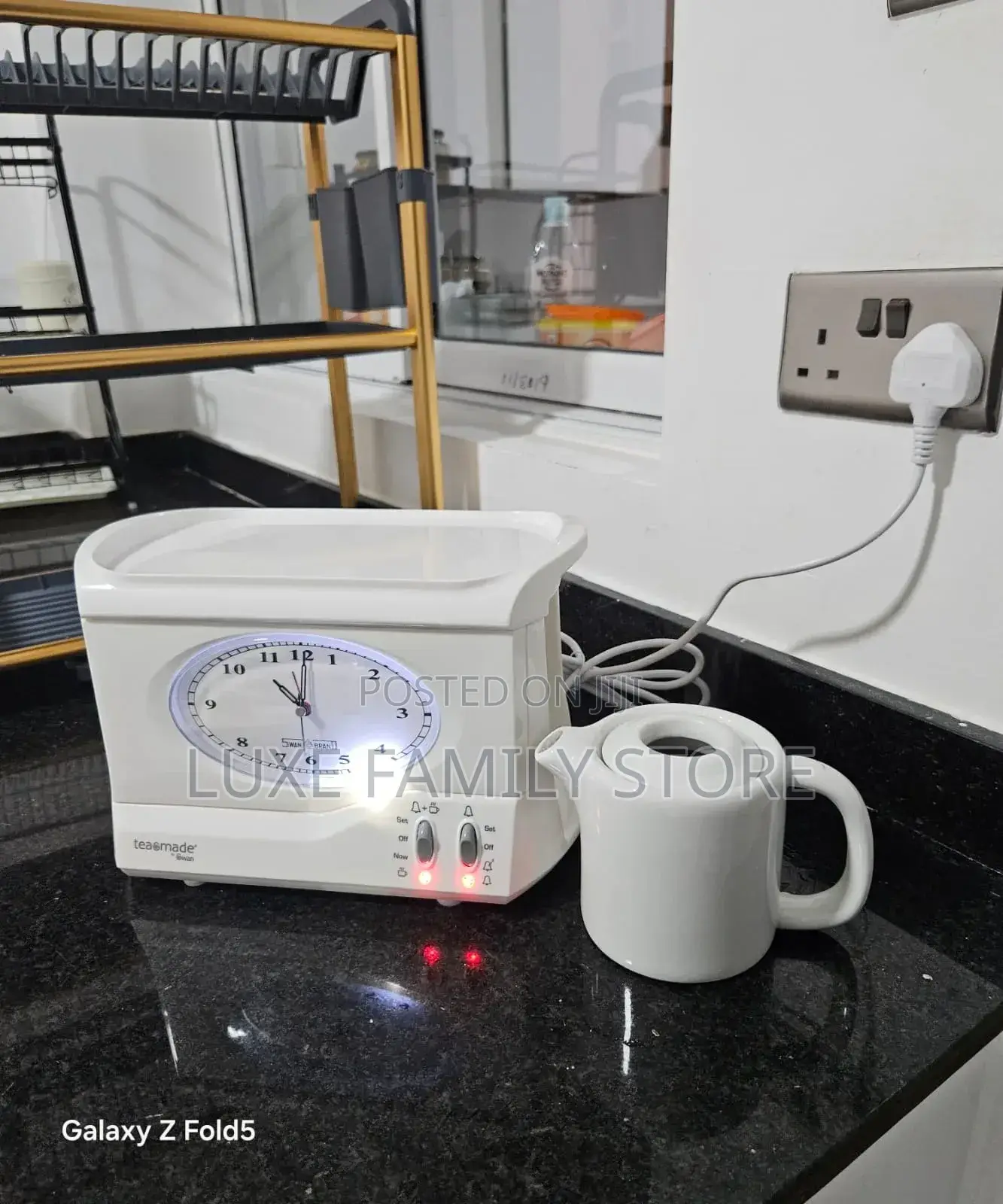 Swan Tea Maker + Alarm Clock