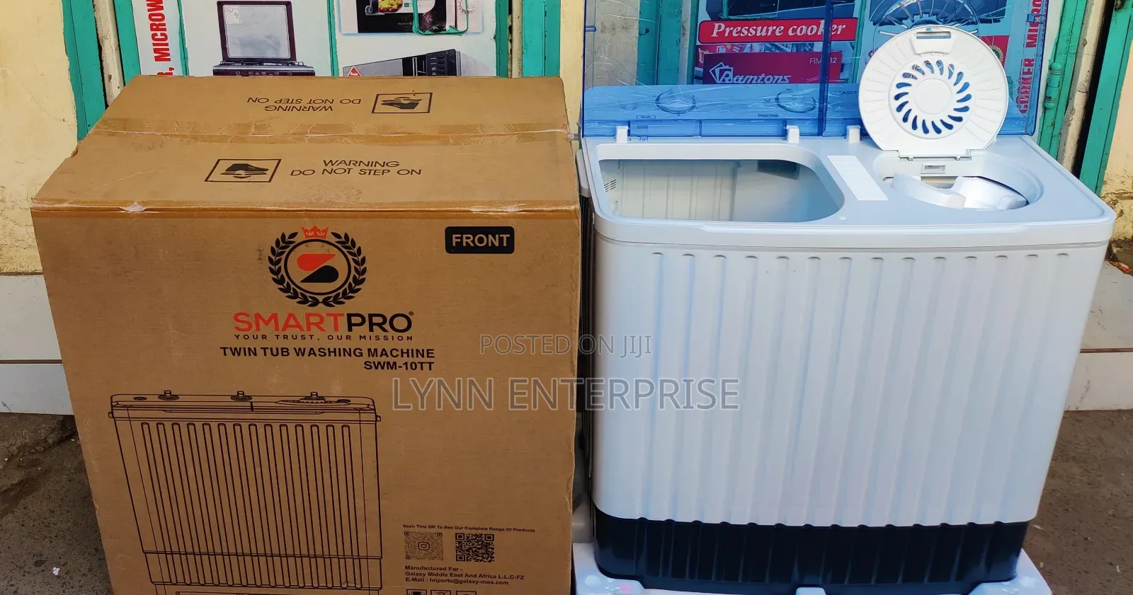 *Smartpro Washing Machine 10kg Twin Tub