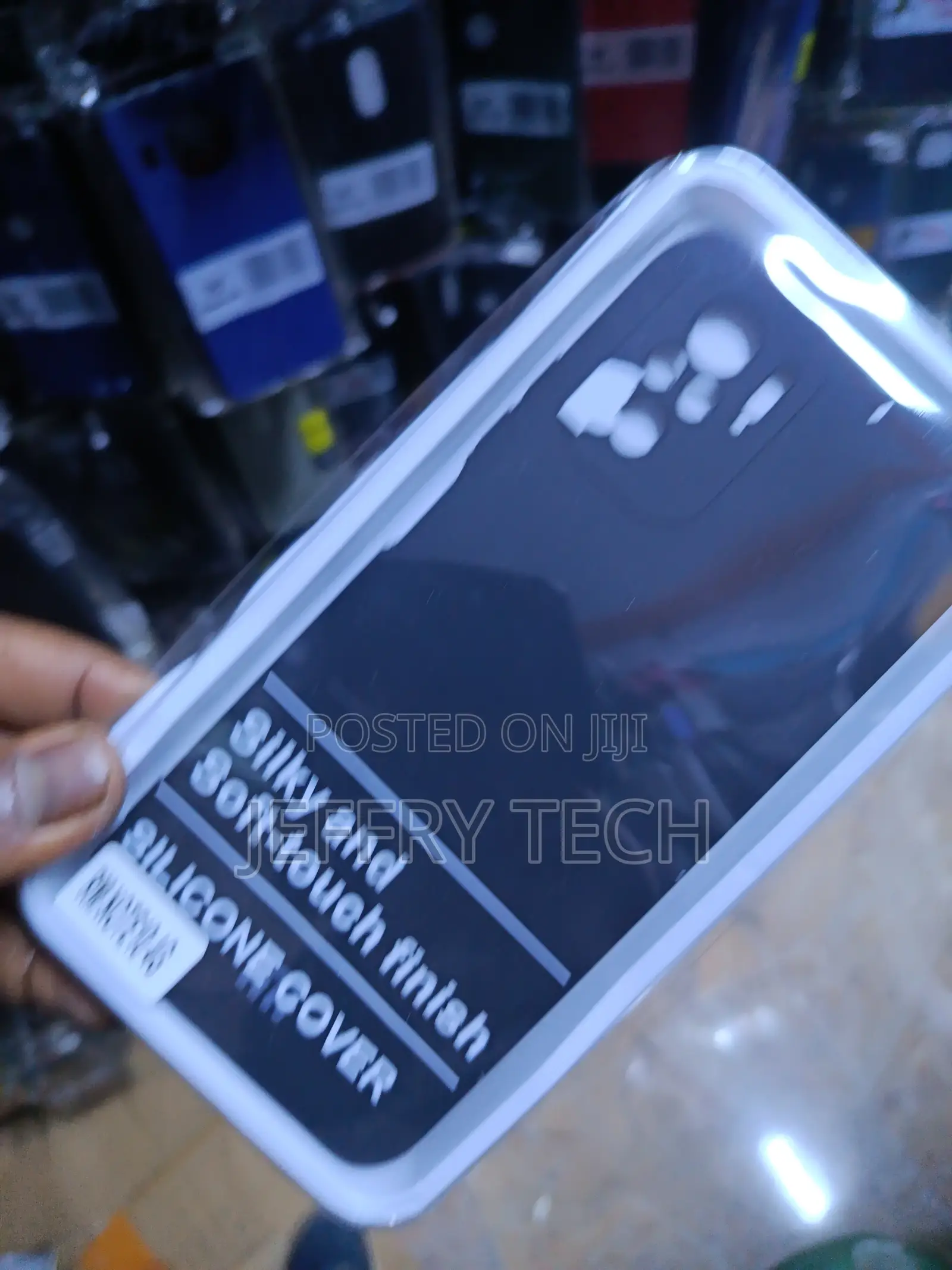 Black Silicone Mobile Phone Case for Xiaomi Redmi Note 10 4g.