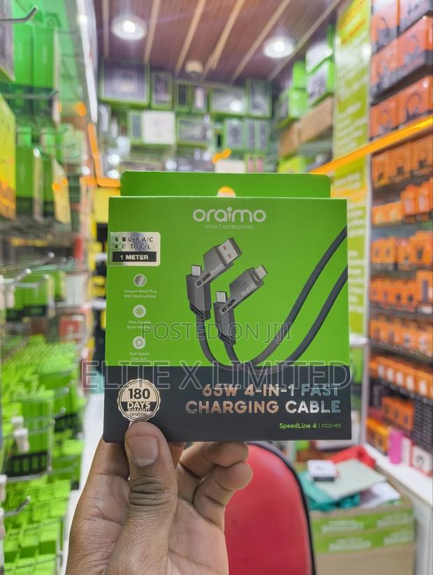 Oraimo 65w 4 in 1 Fast Charging Cable