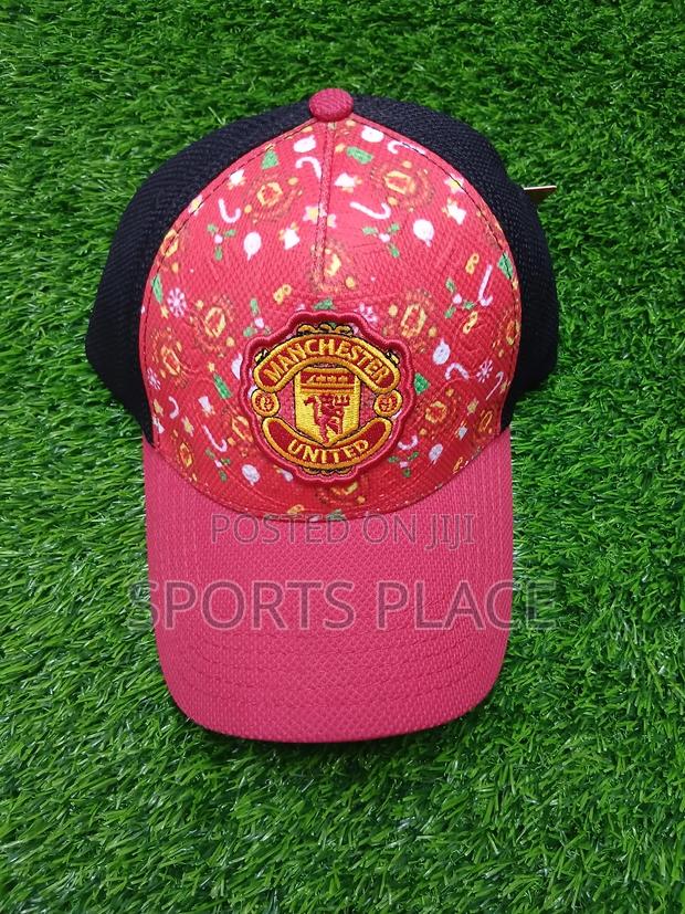 Manchester United Red and Black Cap