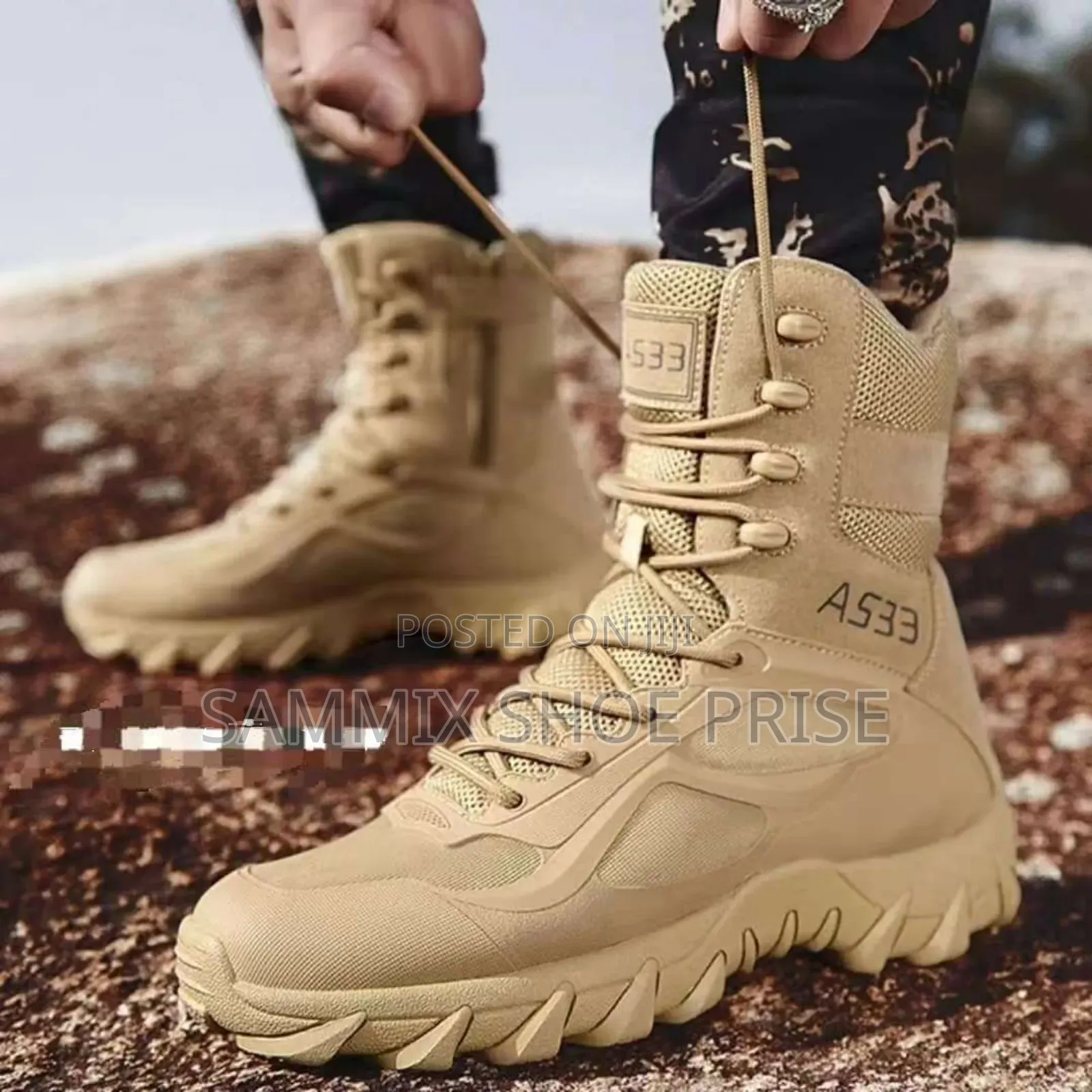 A55 Tactical Boots Beige