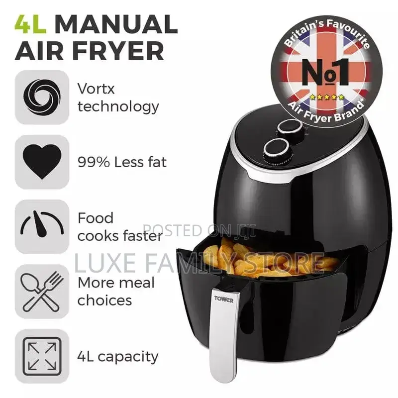 Tower 4l Manual Air Fryer 