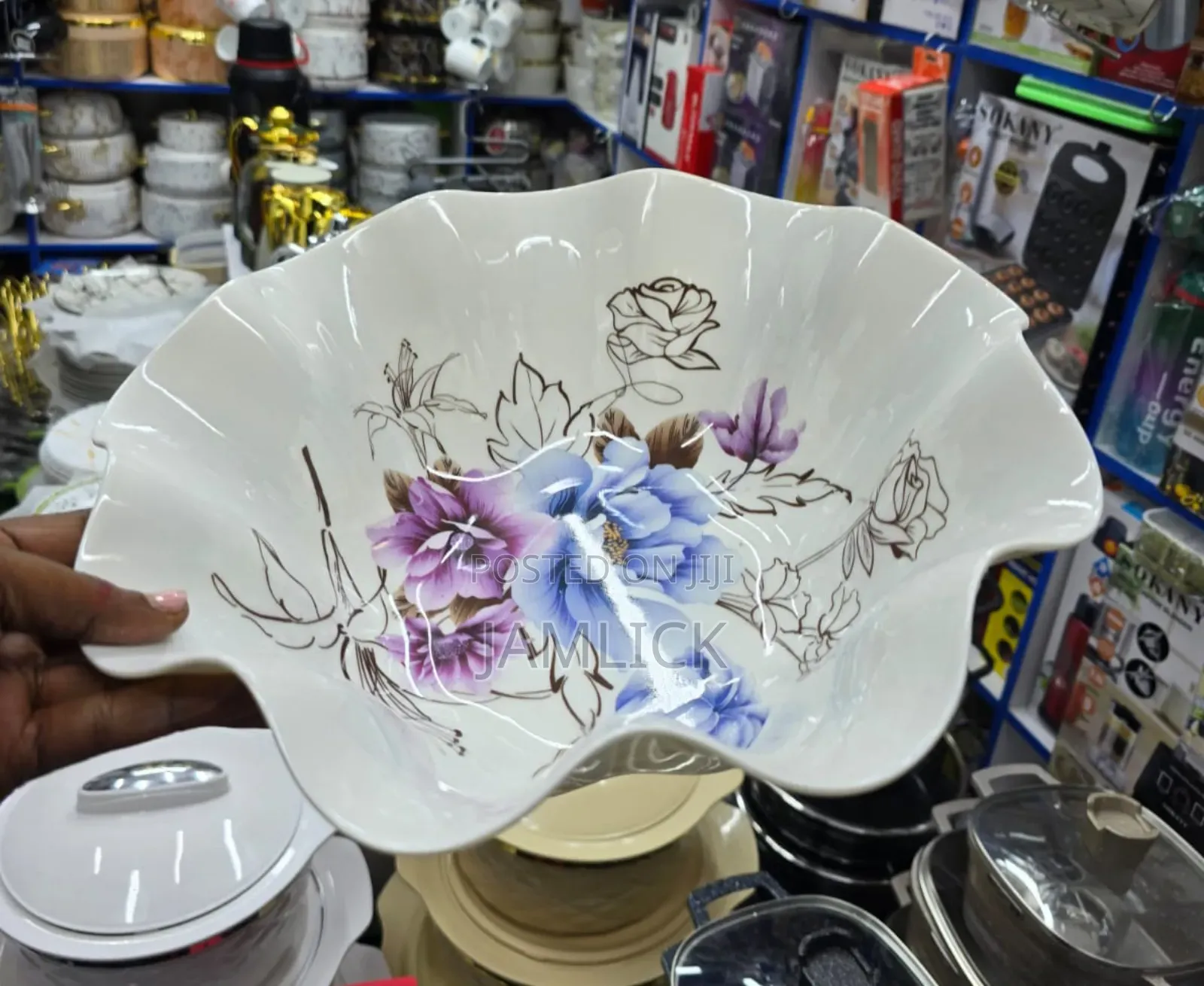 Big Melamine Serving Bowl –Jf