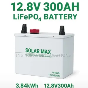 300ah - 12.8v Lifepo4 Solarmax 3.8kwh Lithium Ion Battery