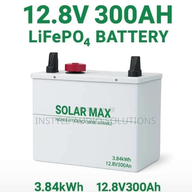 300ah - 12.8v Lifepo4 Solarmax 3.8kwh Lithium Ion Battery