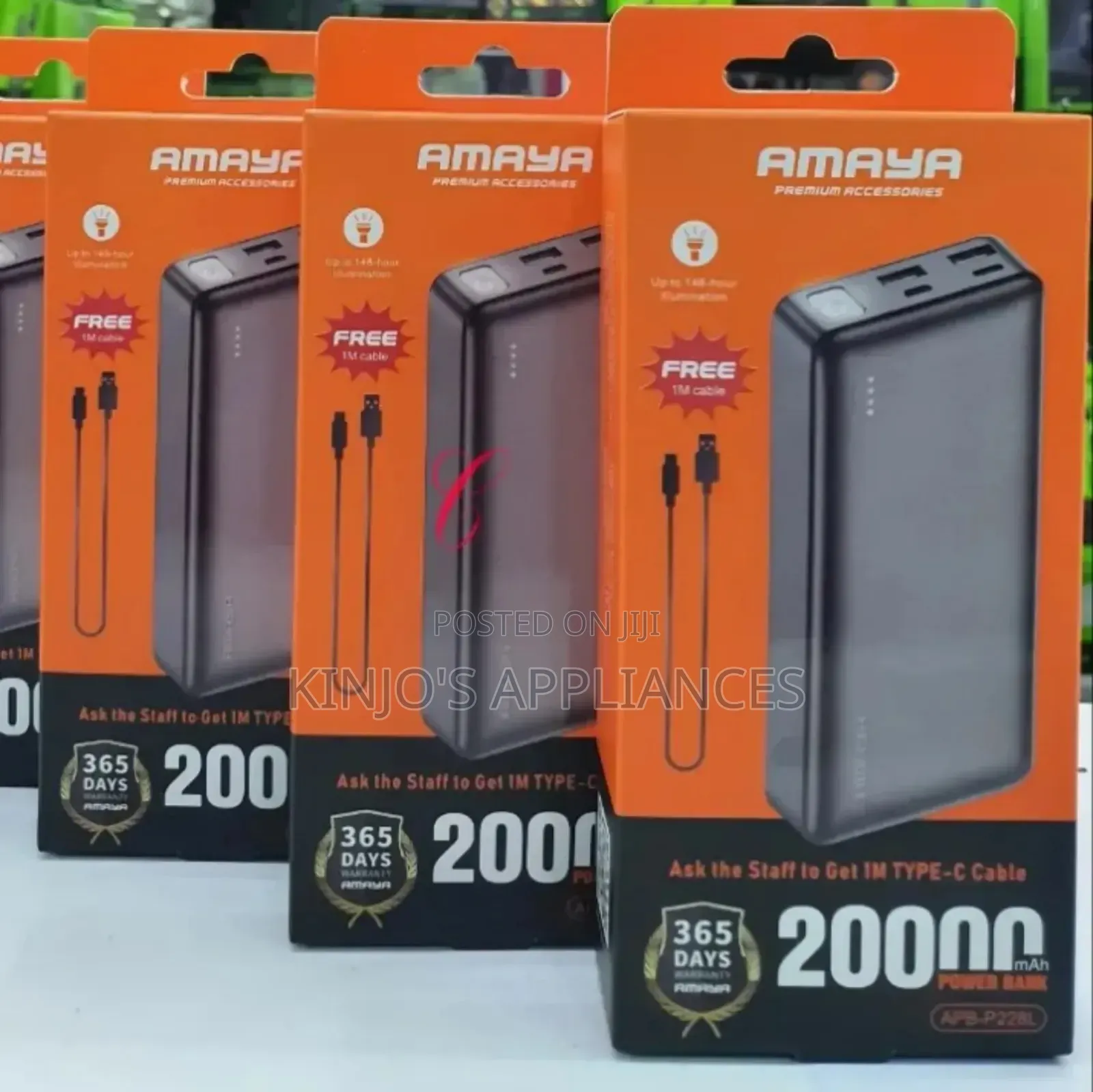 Amaya Apb-p228l *20,000mah* Power Bank *With Torch*