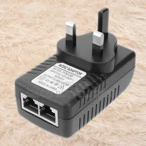 Network Efficiency 24v, 48v Poe Injector Power Over Ethernet Adapter