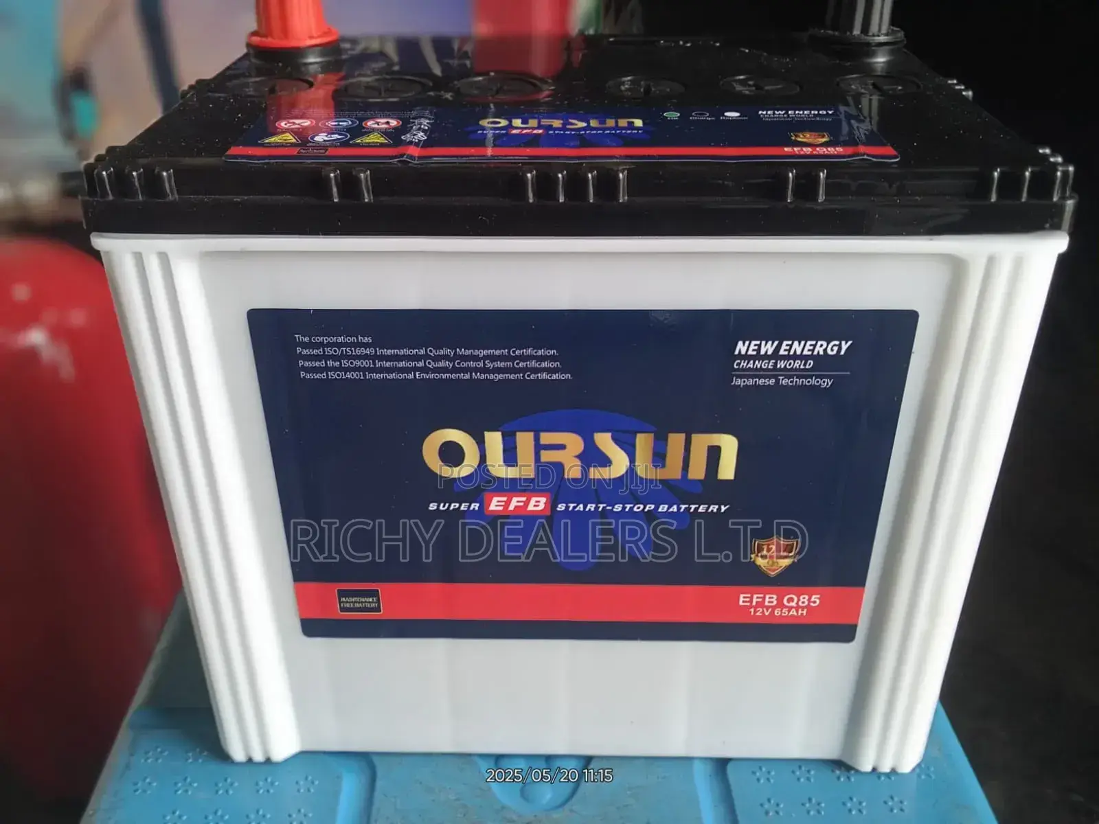 Oursun Q85mf Start Stop Car Battery