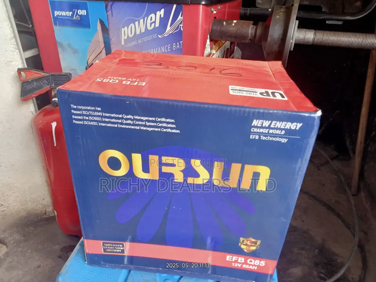 Oursun Q85mf Start Stop Car Battery
