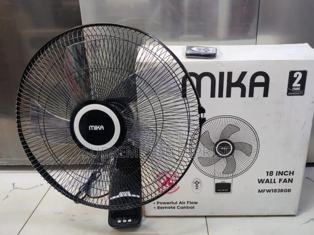 Mika Mika Wall Fan With Remote 18 Inches