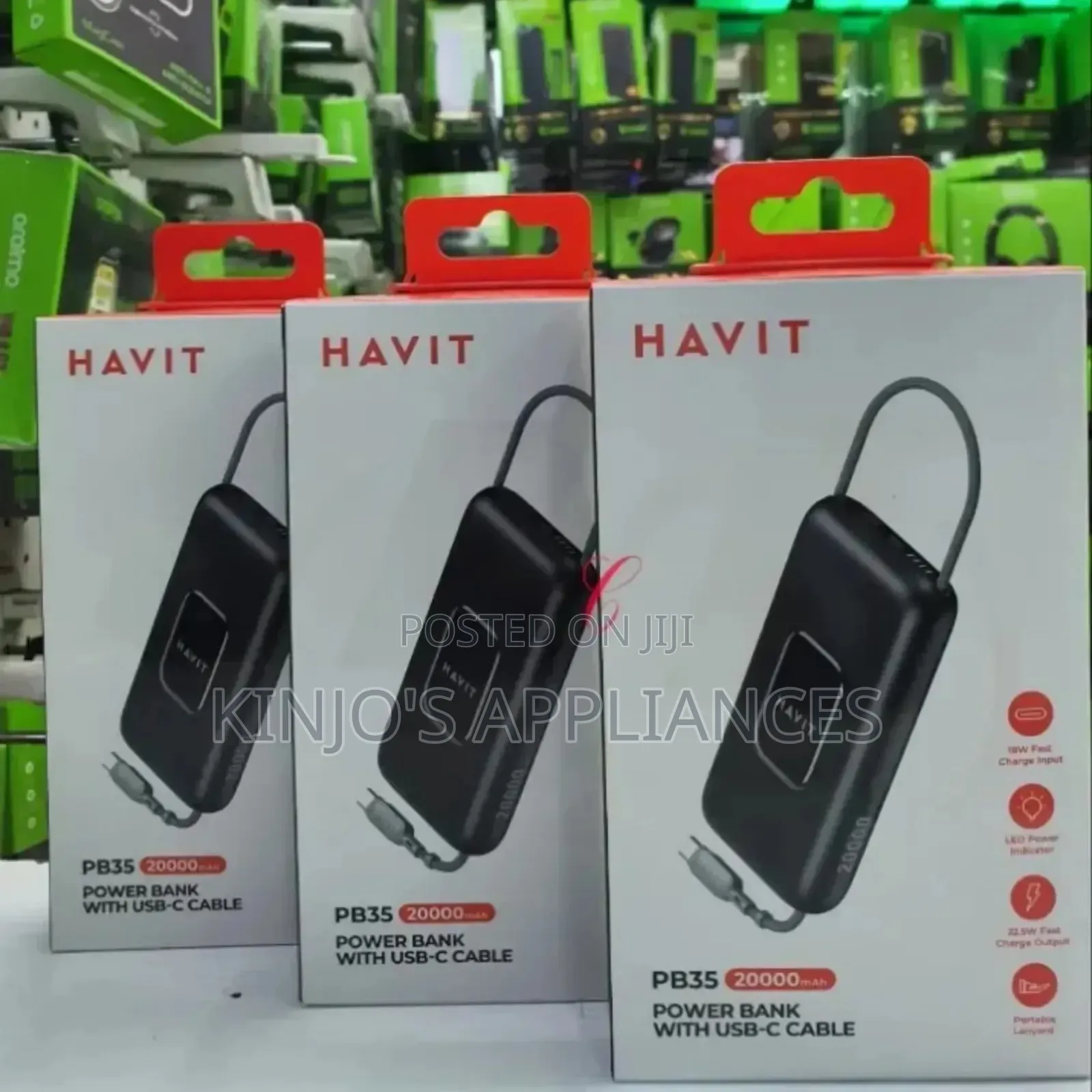 Havit Pb35 *22.5w 20,000mah* Power Bank