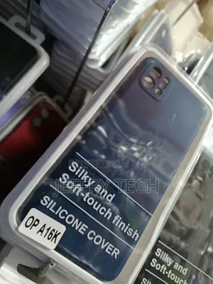 Silky Soft-Touch Silicone Cover for Oppo A16k and Oppo A18 Models.
