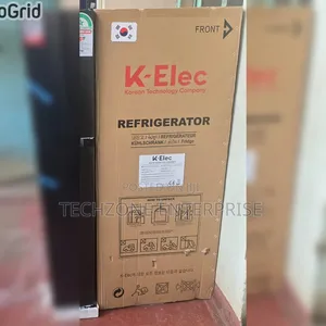Black Klec 181l Double Door No Frost Refrigerator 10 Year Warrant 
