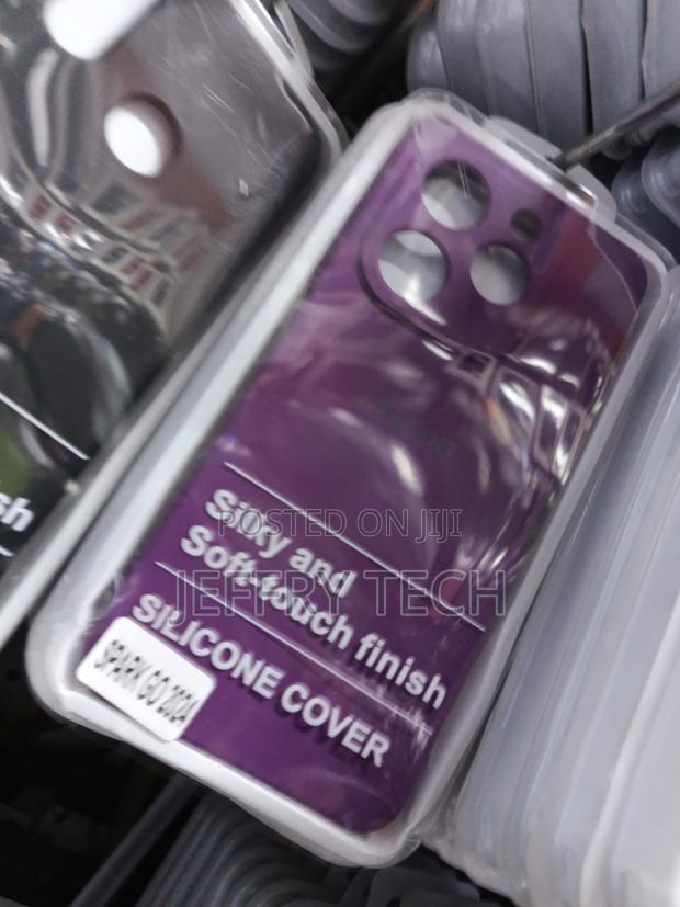 Purple Tecno Spark Go 2024 Case With a Silky, Soft-Touch - thumbnail 2