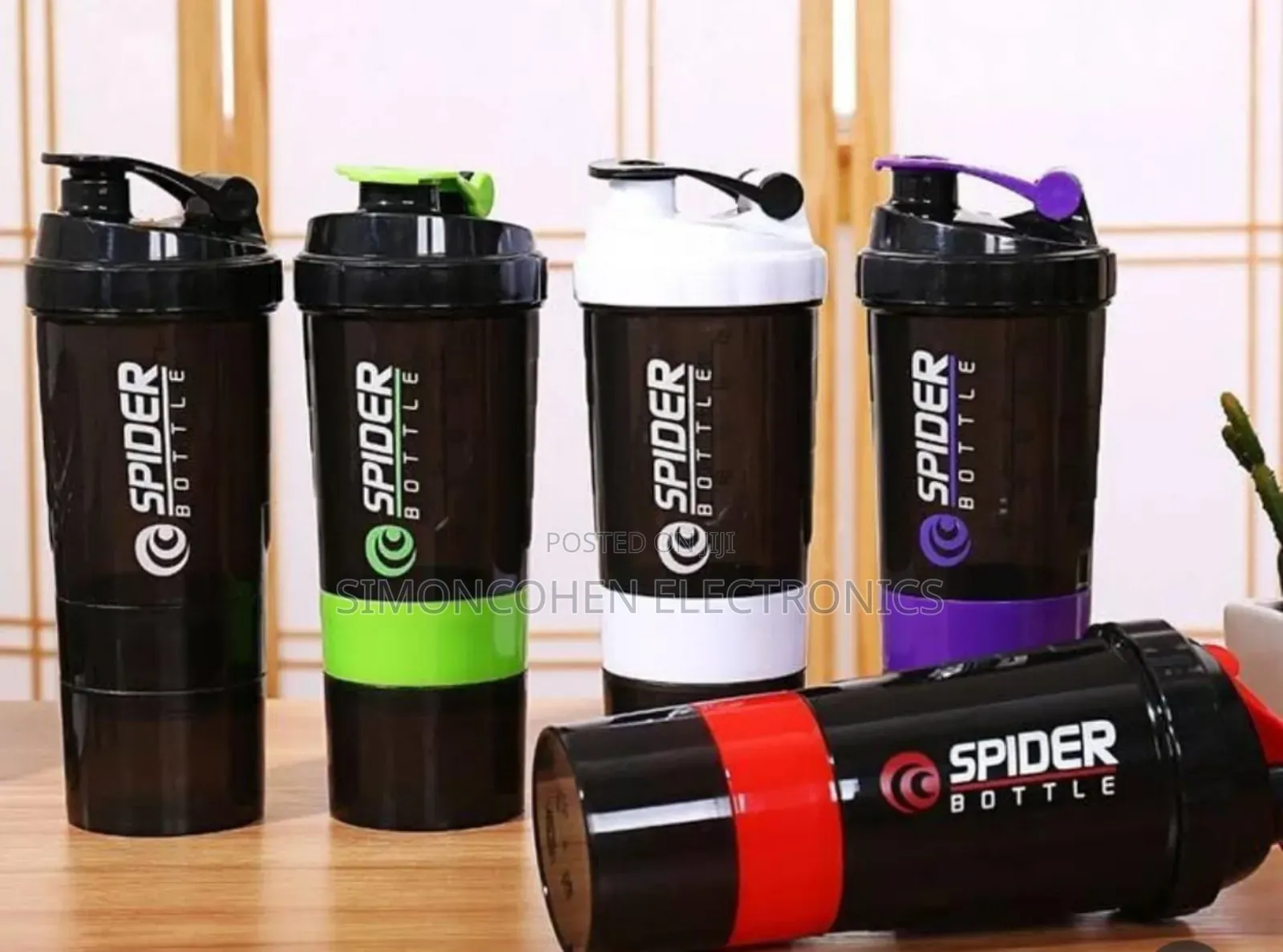 550ml Protein Shaker Spider Bottle