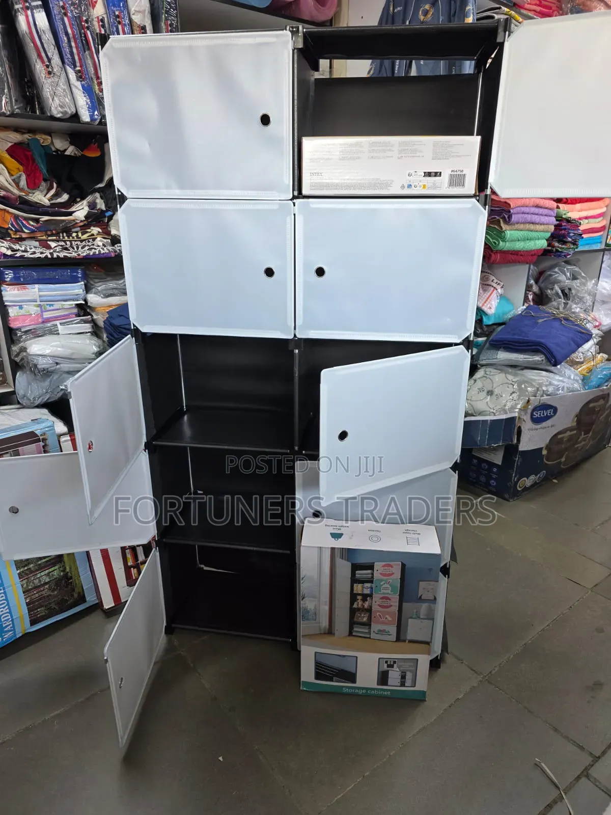 2 Column Plastic Wardrobe.