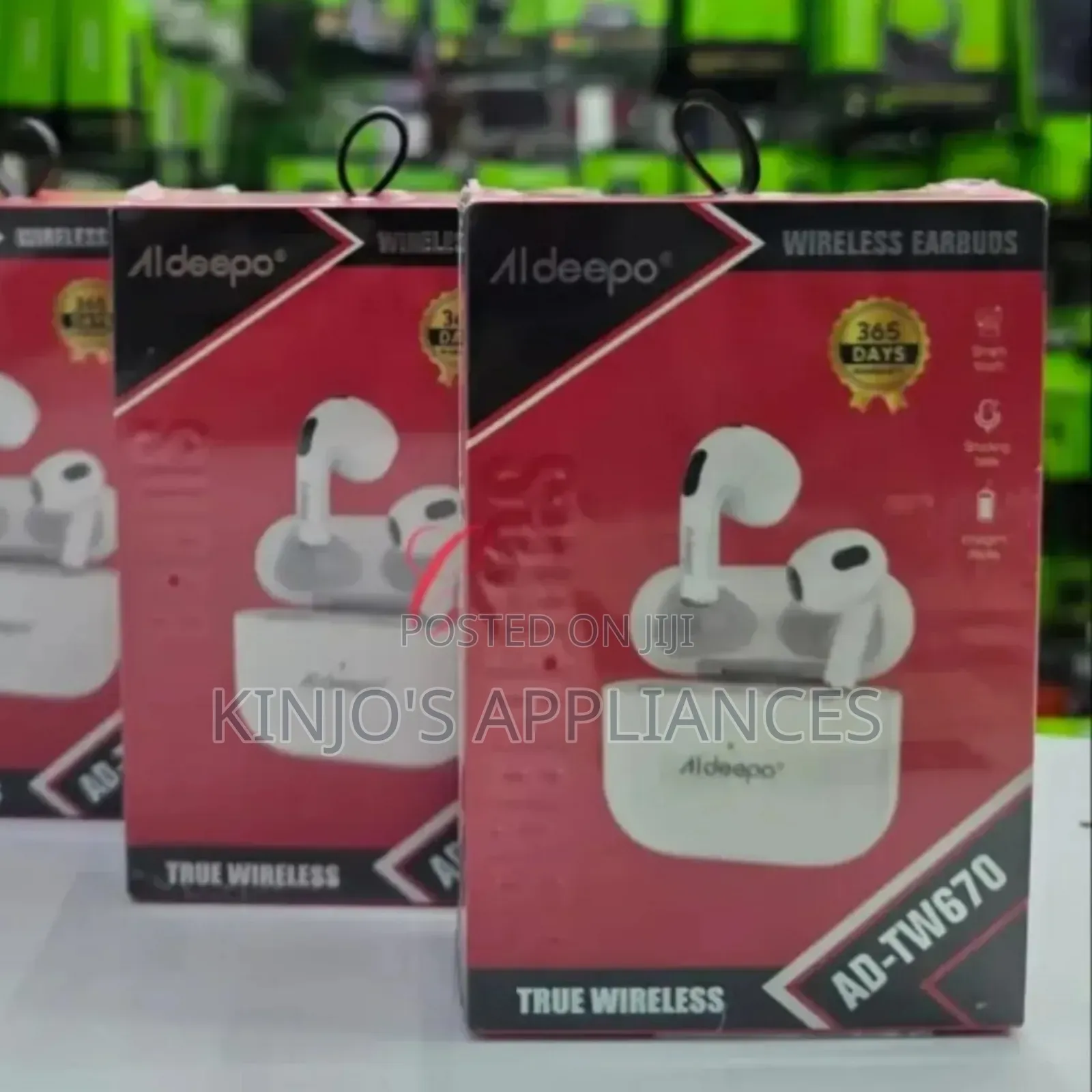Aldeepo *Ad-tw670* True Wireless Earbuds *Without Rubbers