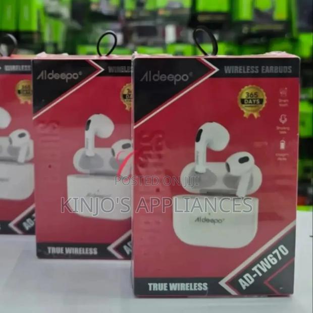 Aldeepo *Ad-tw670* True Wireless Earbuds *Without Rubbers