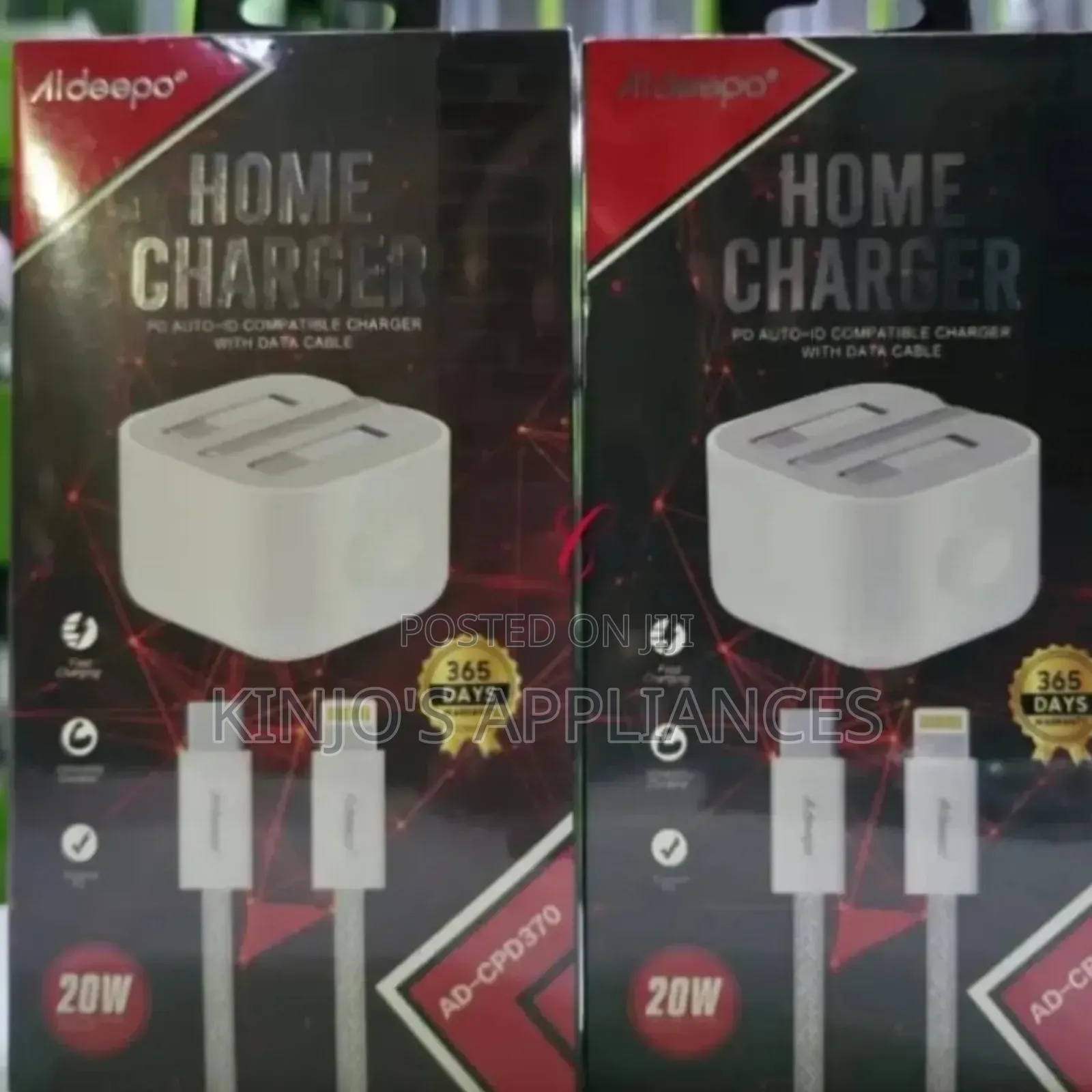 Aldeepo Ad-cpd370 Pd Auto Compatible *20w* Fast Charging Home Charger