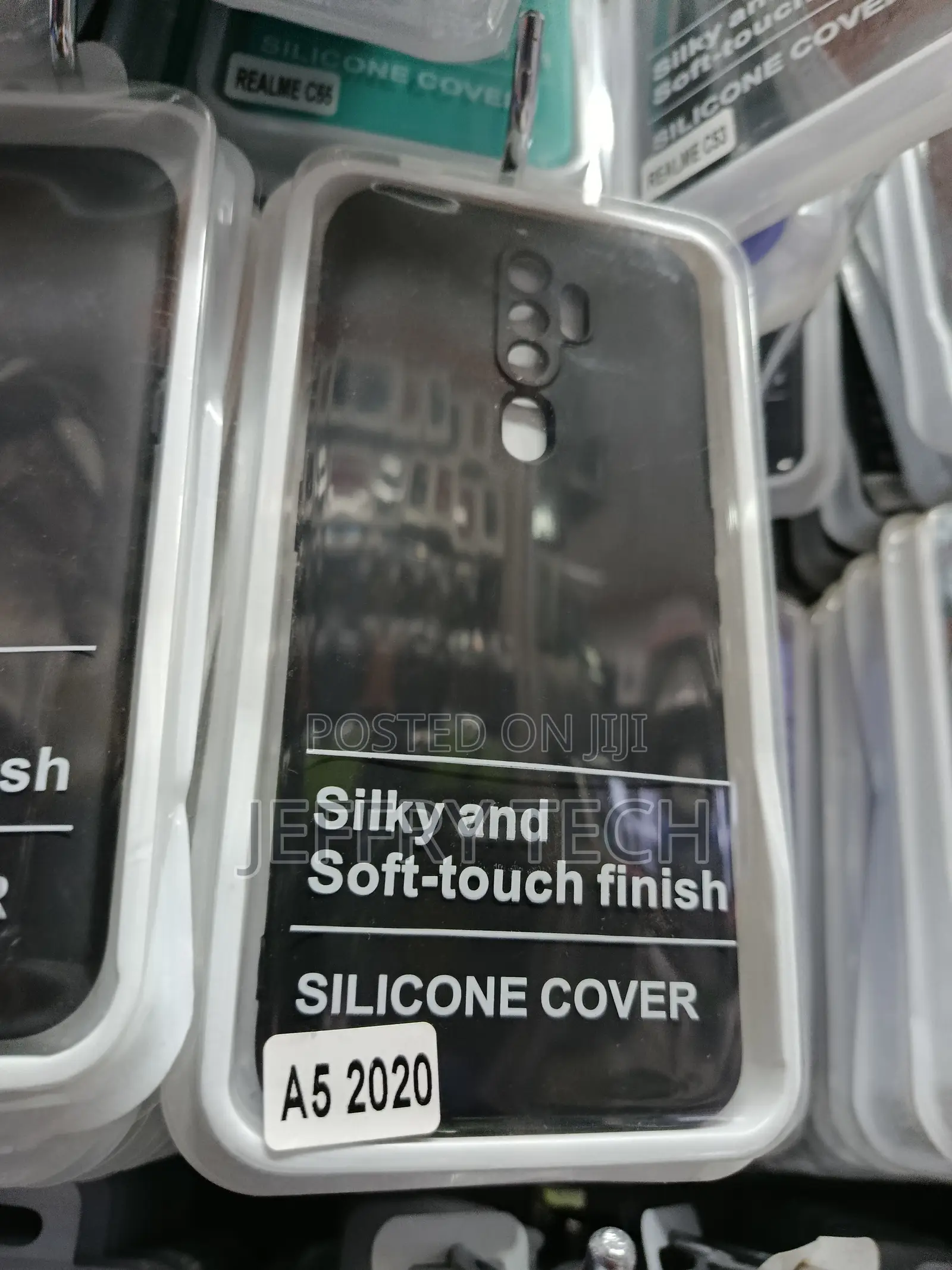 Silicone Phone Cover for Oppo A5 2020 and Oppo A9 2020 Models.