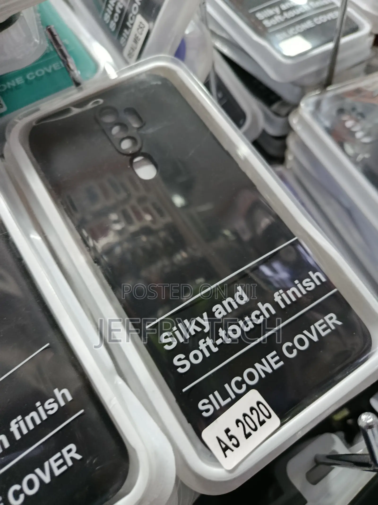 Silicone Phone Cover for Oppo A5 2020 and Oppo A9 2020 Models.