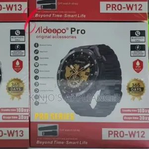 Aldeepo Pro-w12/W13 *Metallic* Smart Watches