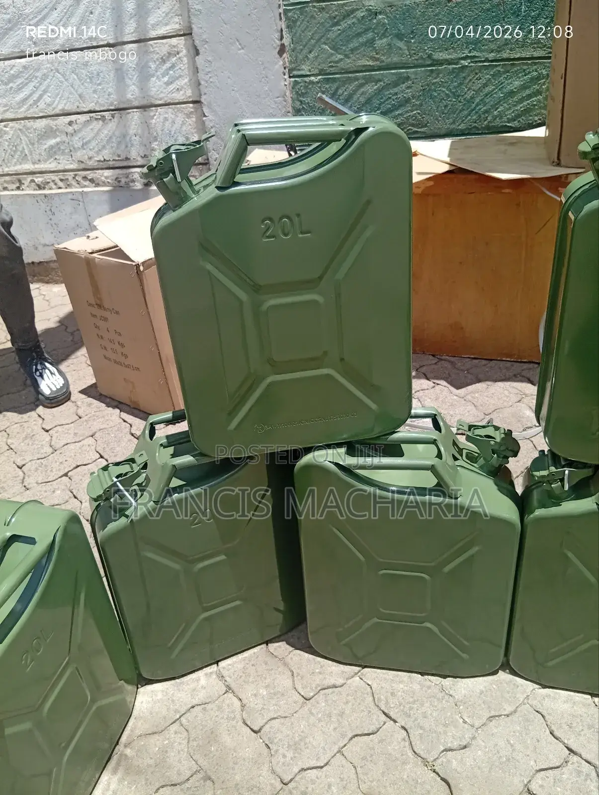 Metallic 20l Fuel Jerrycan