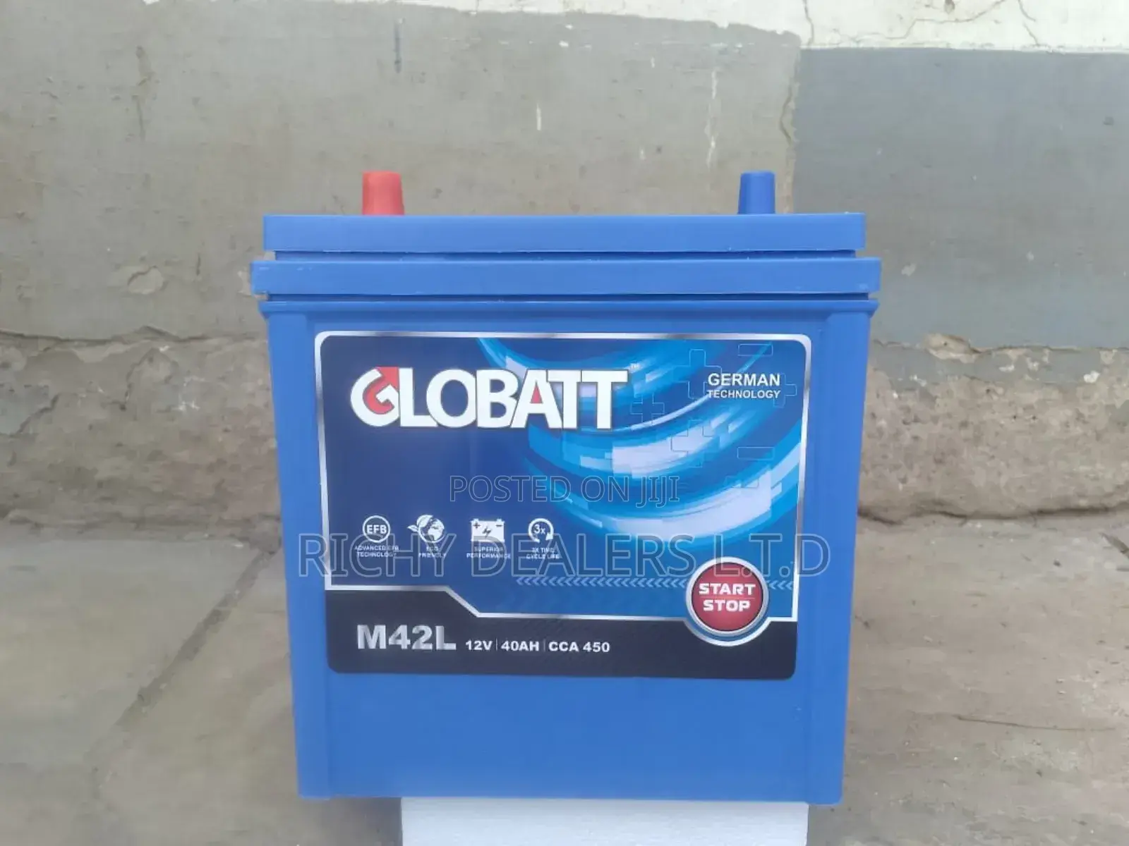 Globatt M42l 12v/40ah Start Stop Battery