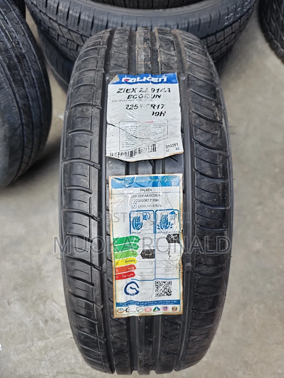 225/60r17 Falken Tyre Made in Japan