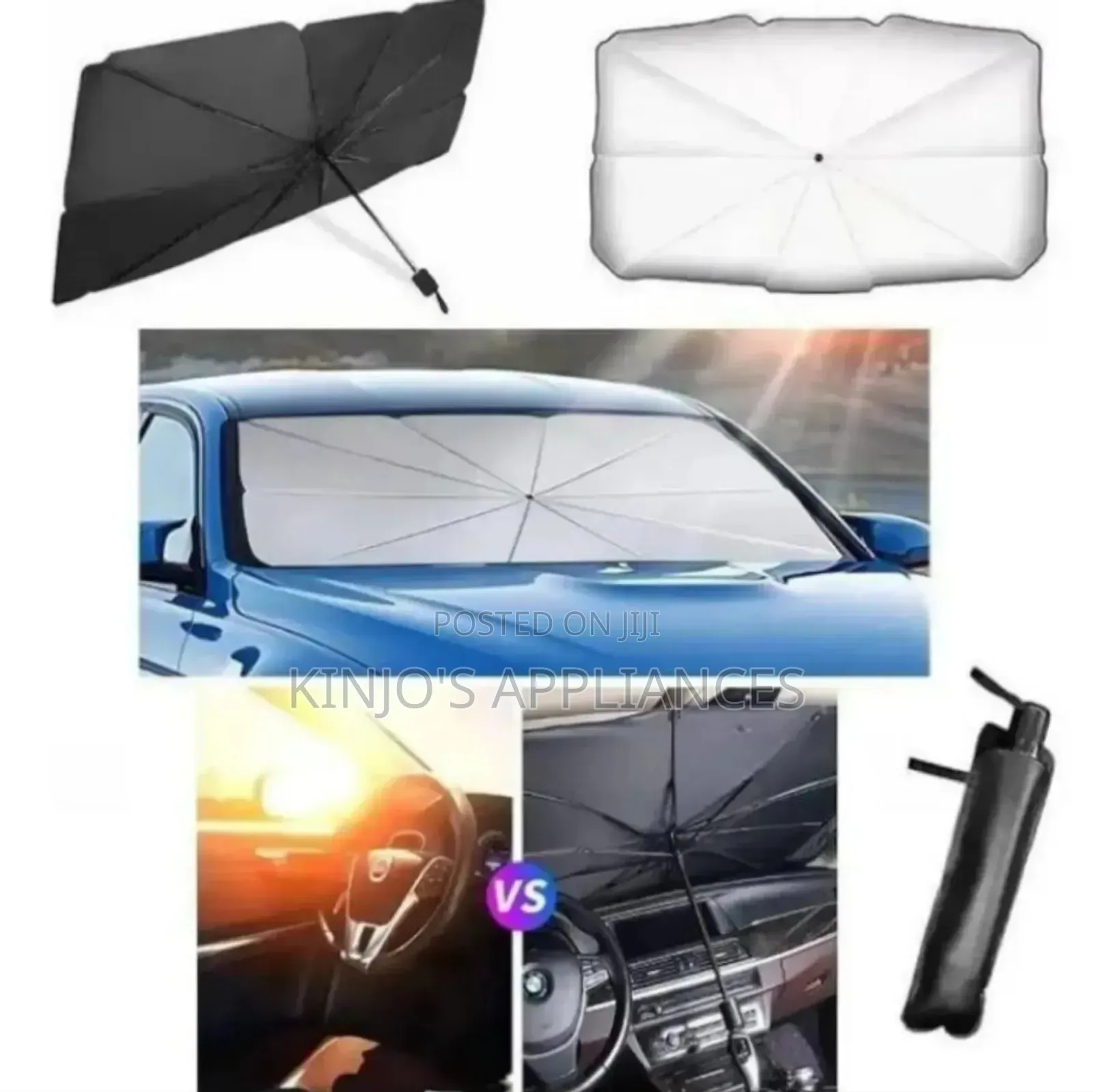 Car Dashboard Umbrella Sunvisor Windscreen Cover
