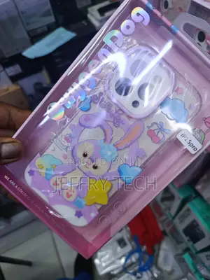 Purple Stellalou Cartoon Silicone Phone Case for iPhone 16 Pro.