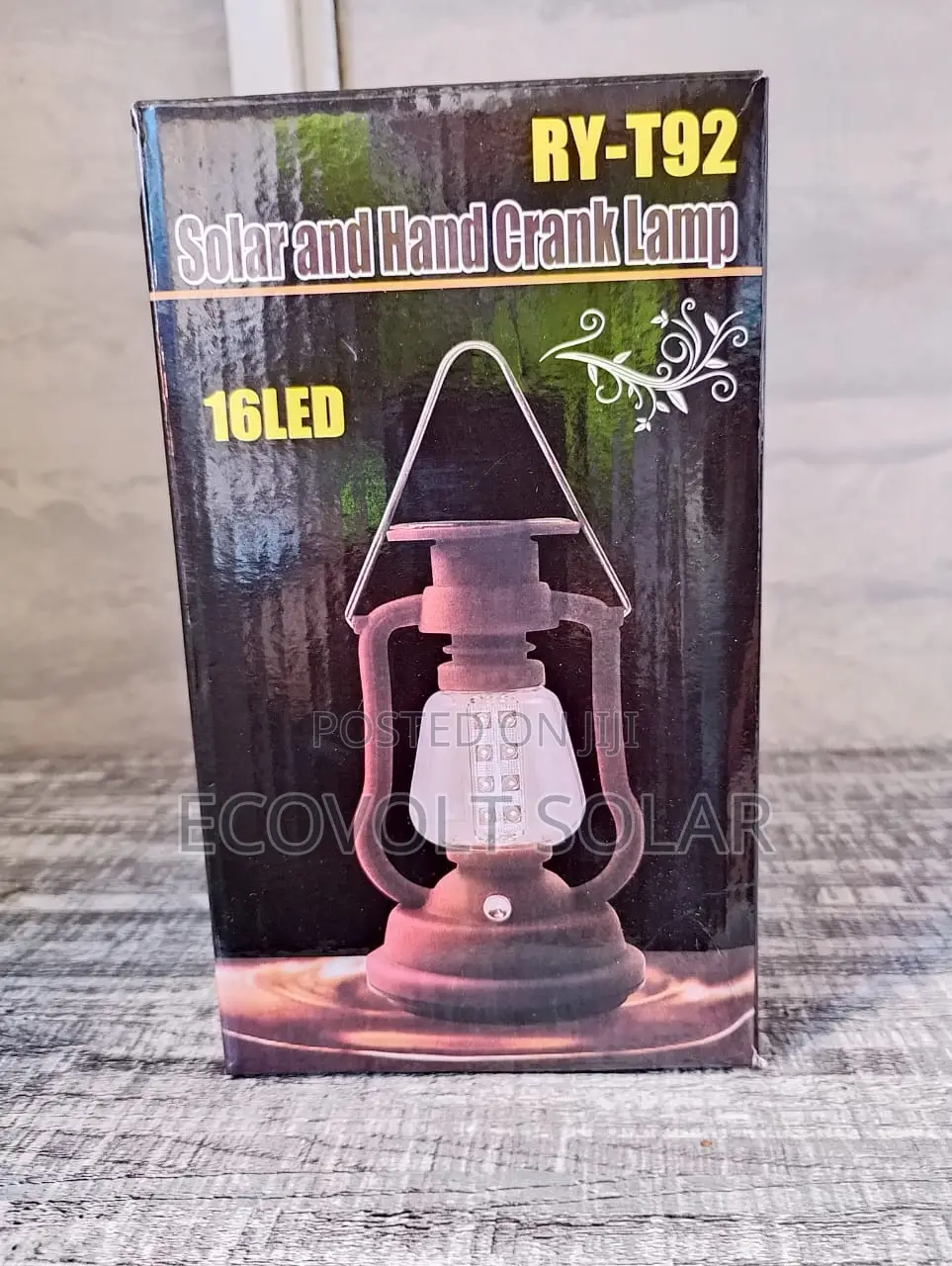 Solar and Hand Crank Lamp Ry-T92