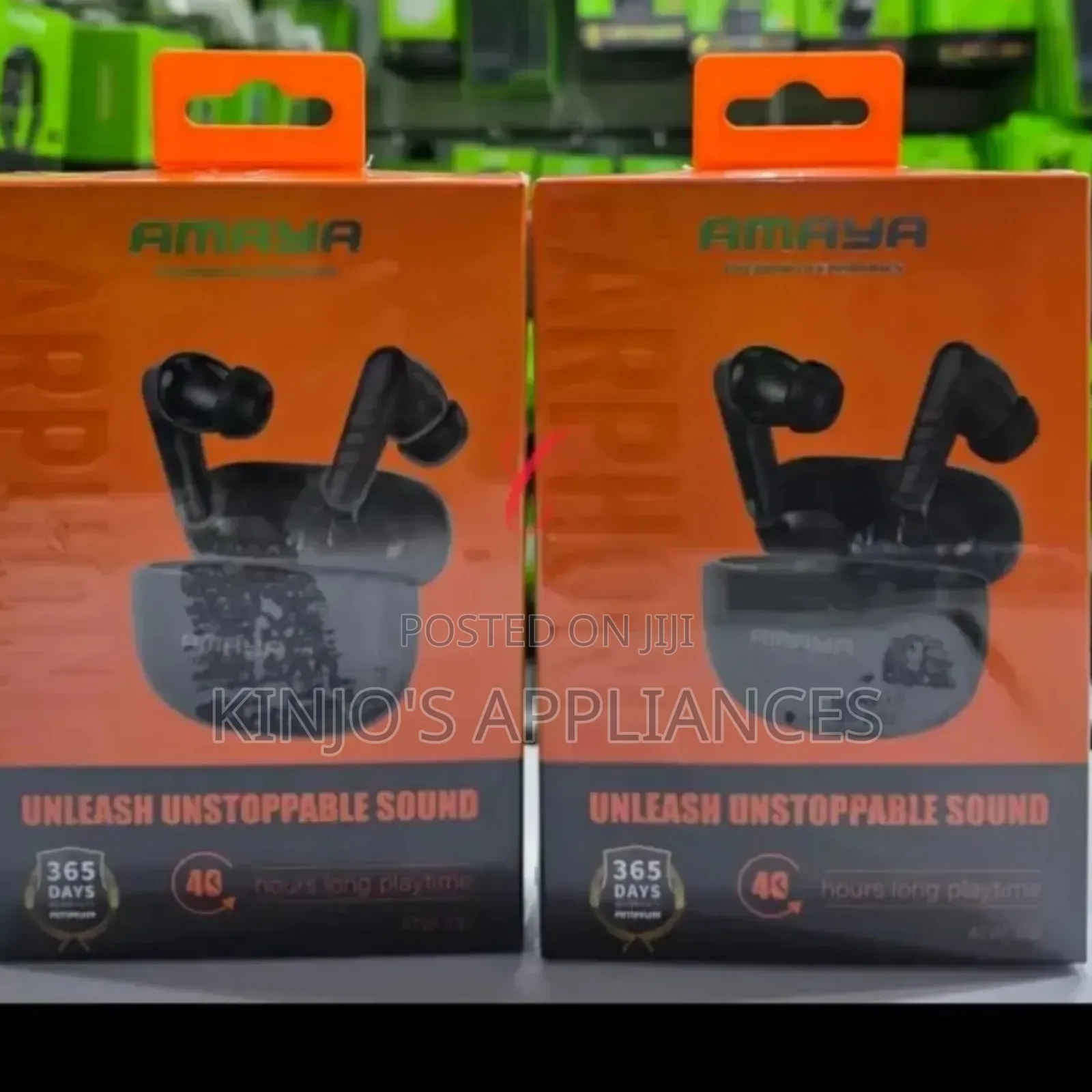 Amaya Atw-330 *40hr* Long *Playtime* Earbuds