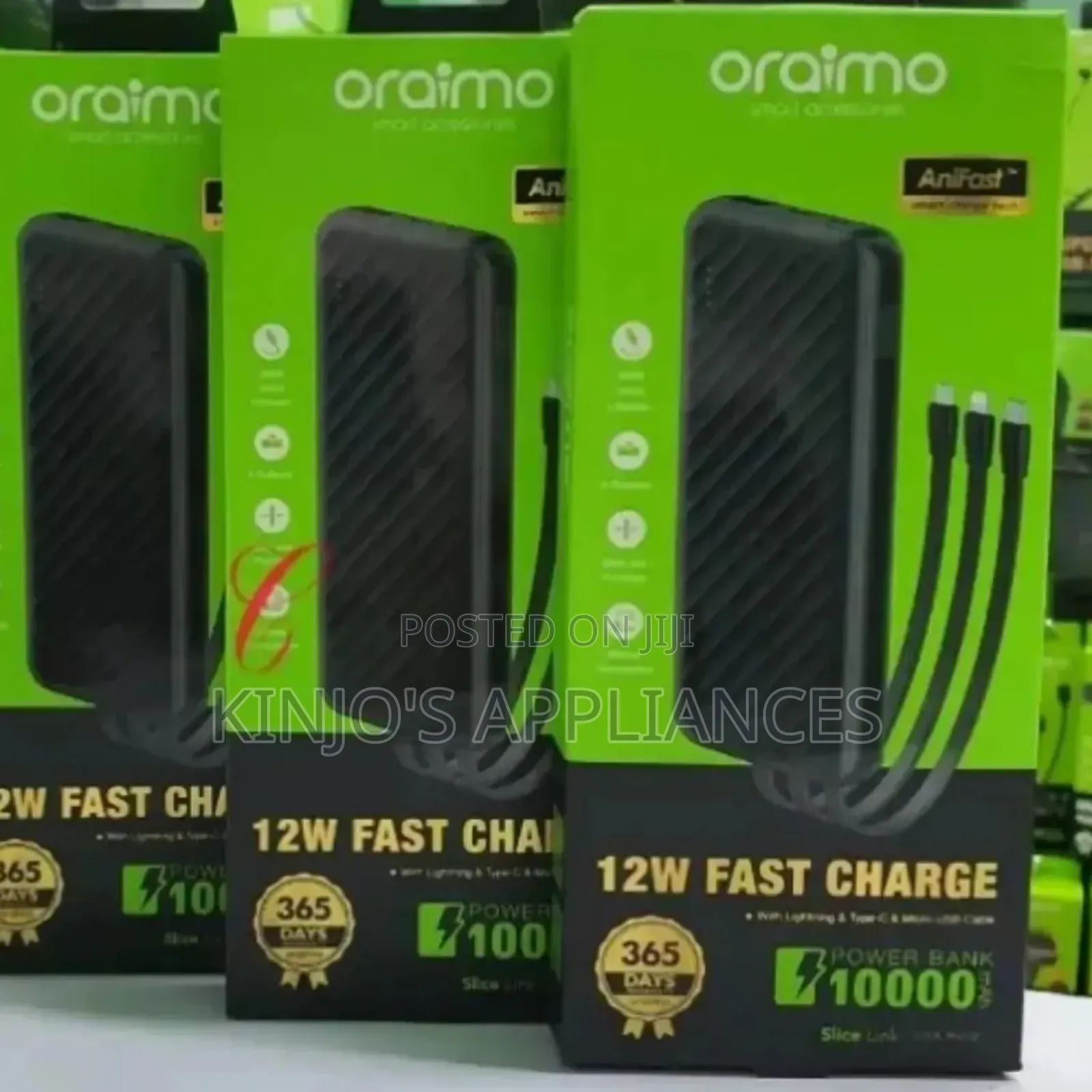 Oraimo Slice Link Opb-p5101 *10,000mah* Power Bank