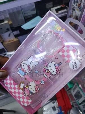 Hello Kitty Transparent Glitter Protective Case for iPhone 16 Pro Max