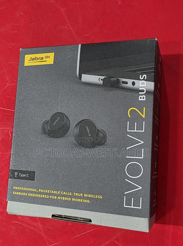 Jabra Evolve2 Buds Usb-C Ms Earbuds With Usb-C for Microsoft Teams - thumbnail 4
